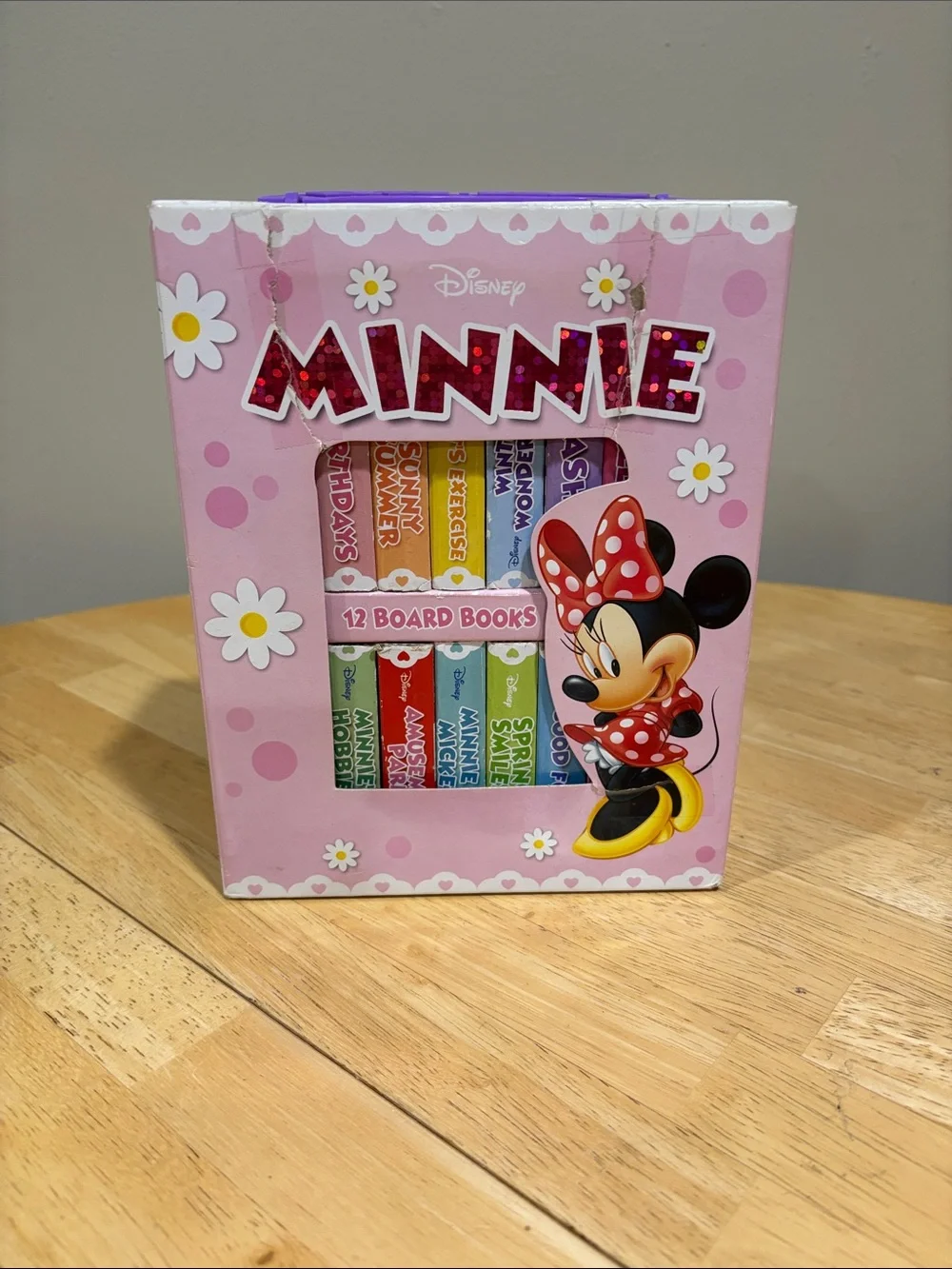 Disney Minnie Mouse Pink Board Book Set
